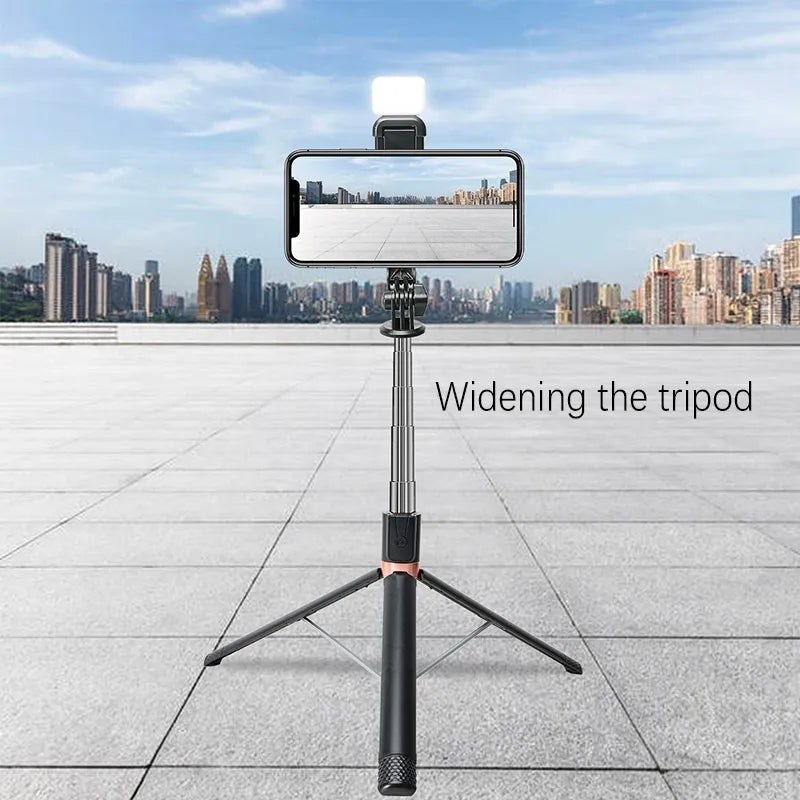 Original Smilee 1.7 Meters Extendable Wireless Selfie-Stick Monopod Tripod Bluetooth Compatible Selfie Stick