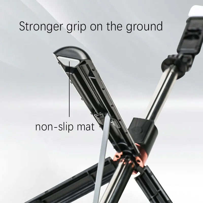 Original Smilee 1.7 Meters Extendable Wireless Selfie-Stick Monopod Tripod Bluetooth Compatible Selfie Stick