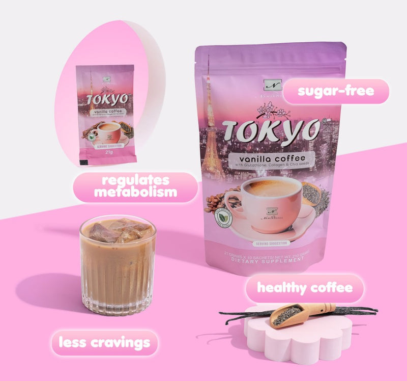 Namiroseus Tokyo Vanilla Coffee with Chia Seeds | 10 sachets