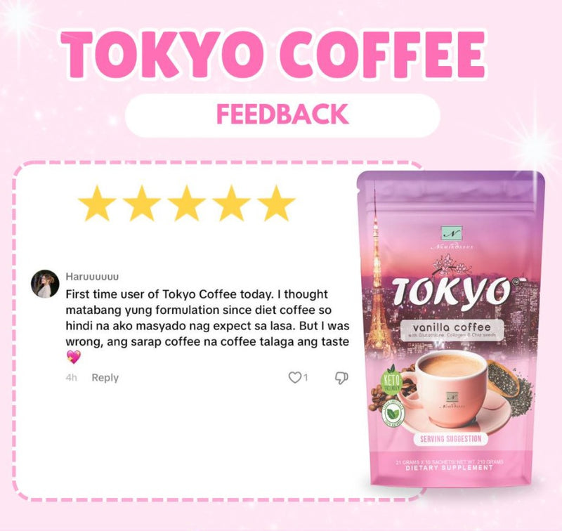 Namiroseus Tokyo Vanilla Coffee with Chia Seeds | 10 sachets