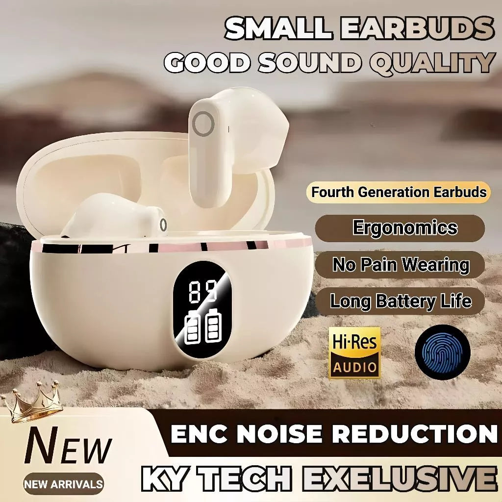 KY5 Mini Earbuds TWS Bluetooth Wireless Earphones Hifi Noise Cancellation Headphone With Mic