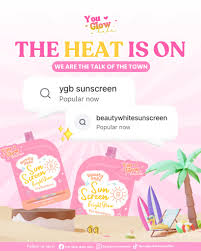 YOU GLOW BABE Beauty White Sunscreen Bright Glow Sea Buckthorn SPF 50 PA++++ Brightening Sun Protect