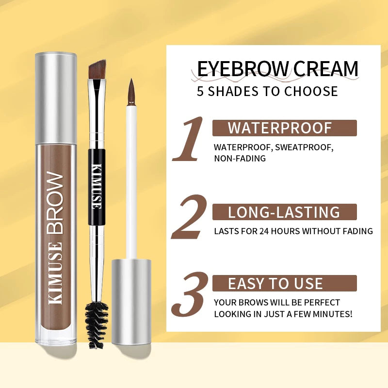 KIMUSE Lasting Eyeliner Pencil Tattoo Mascara Waterproof Eyebrow Gel Eyebrow Pomade