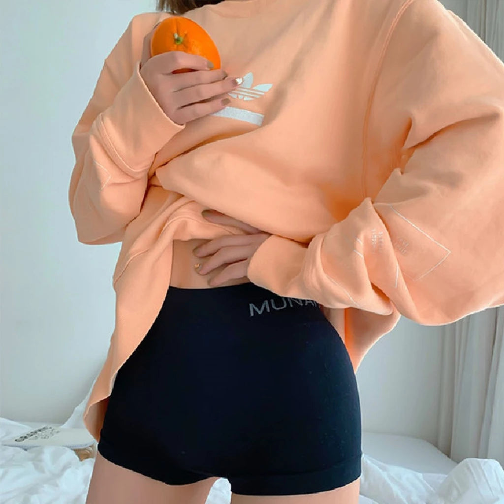 4 Pcs Athletic Short Shaping Stretch Women's Pants Seamless High Waist Underwear Girls Shorts
