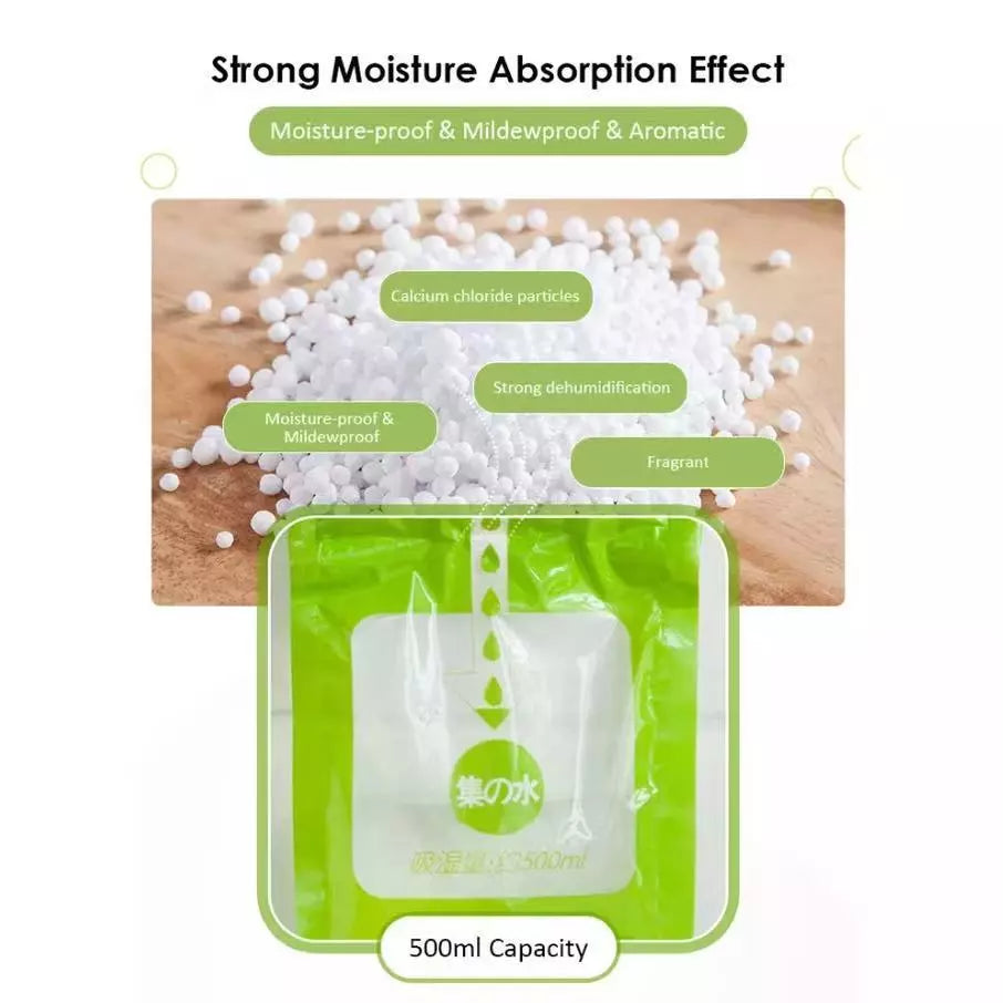 Dehumidifier Bag Air Moisture Mildew Proof Desiccant Dehumidification for Closet Cabinets Wardrobe