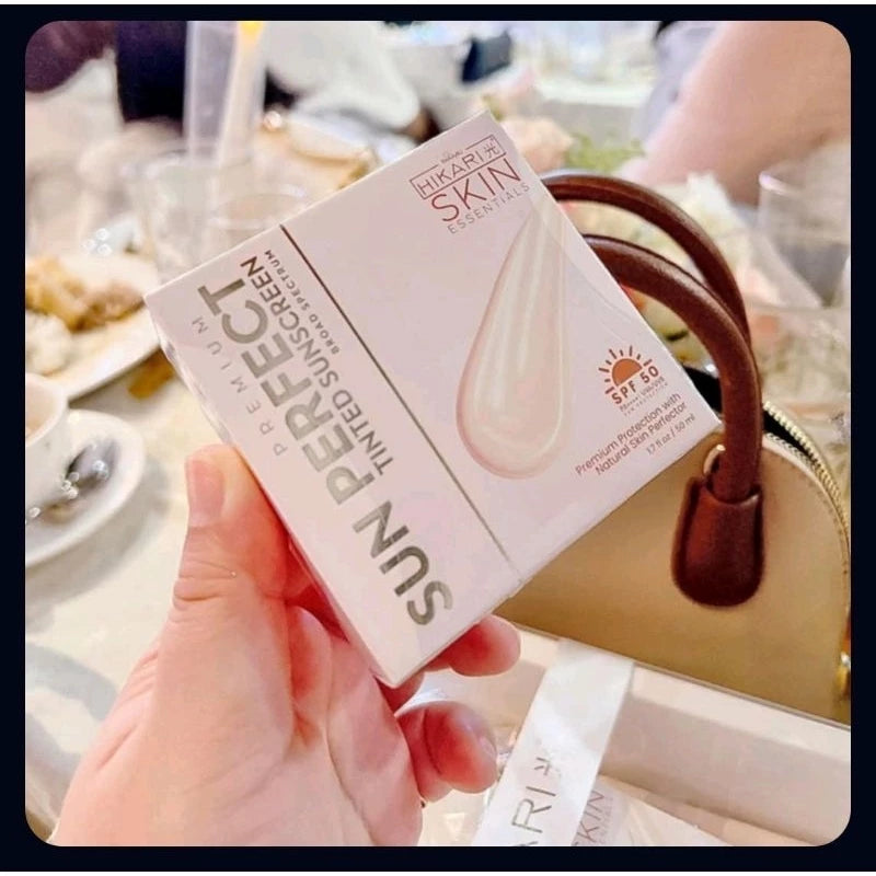 HIKARI Premium SUN PERFECT Tinted Sunscreen SPF 50