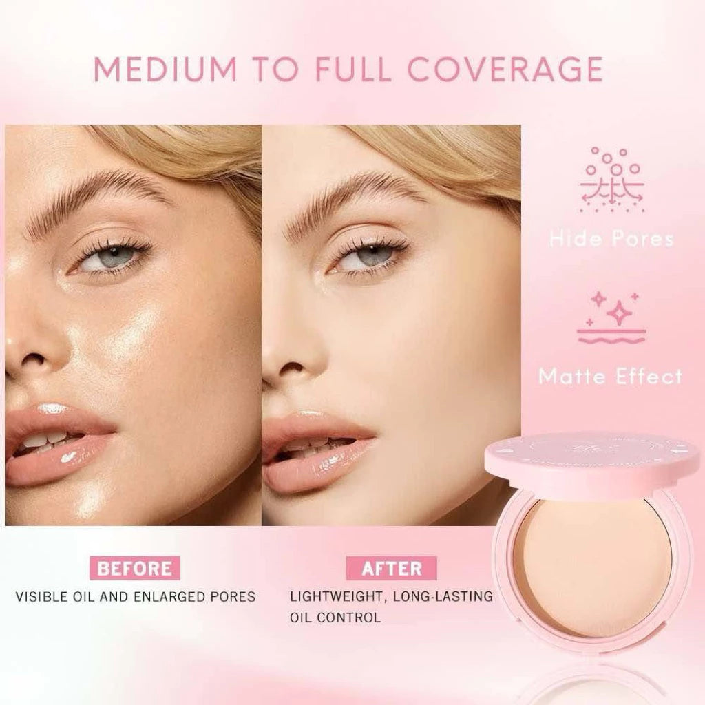 DW PINK FACE POWDER WITH SPF25 PA+++ WATERPROOF LONG LASTING OIL CONTROL POWDER