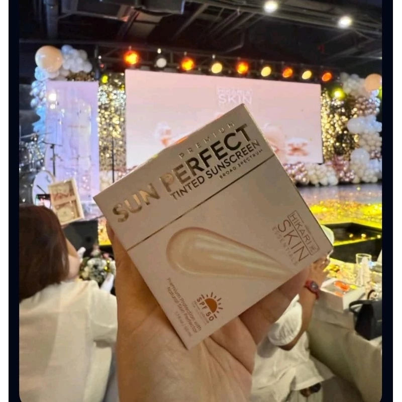 HIKARI Premium SUN PERFECT Tinted Sunscreen SPF 50