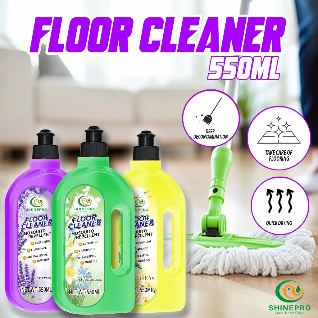 Shinepro Floor Cleaner with Mosquito Repellent, Remove Stain, Mosquito Free, Bright Floor