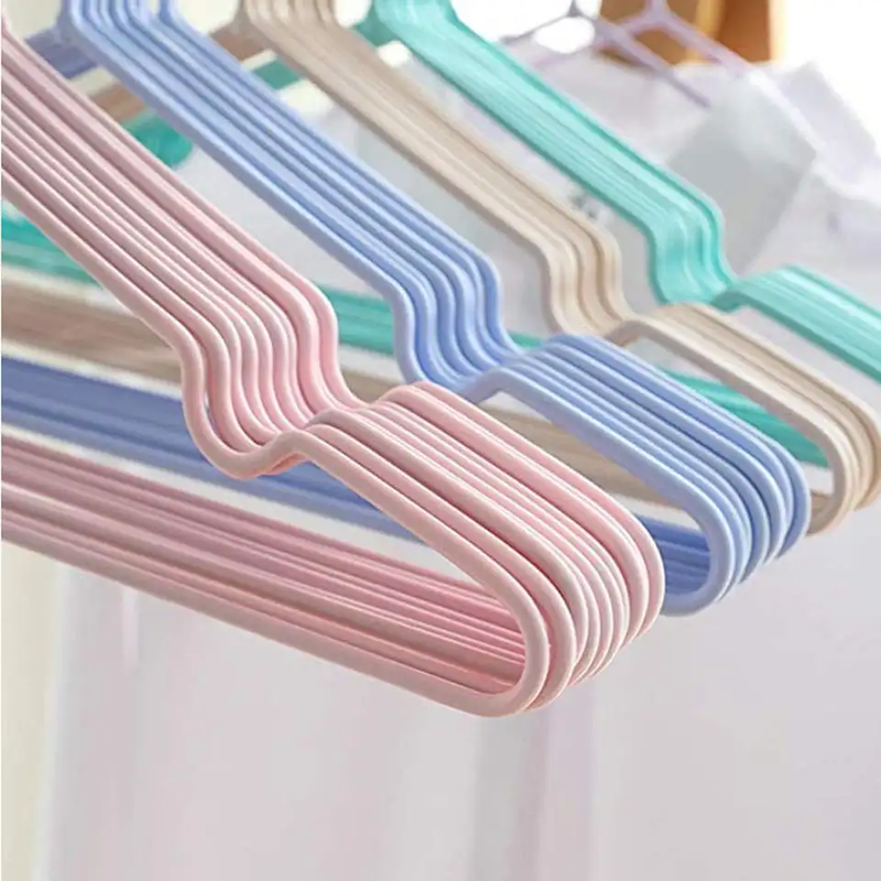Trending Item! Premium Colorful Stainless Steel Korean Style Non Slip Wire Hangers