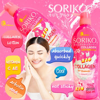 Best Seller Lotion in Thailand! Soriko Collagen Lotion 500ml