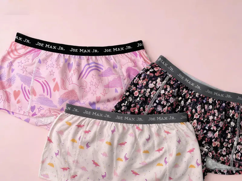 3PCS Cute Cartoon Women's Boxer Brief