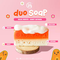 G21 Mini DUO SOAP - Kojic Papaya & Honey Oatmeal