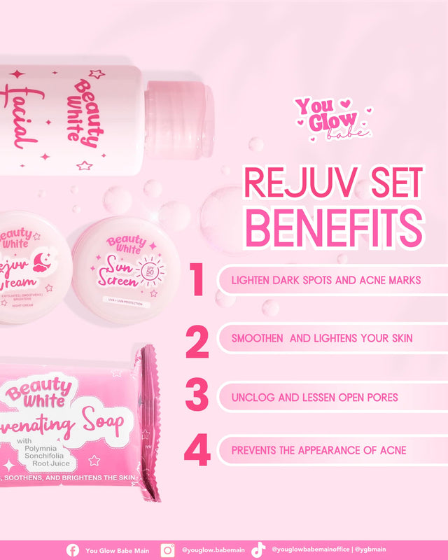 YOU GLOW BABE BEAUTY WHITE REJUV SET