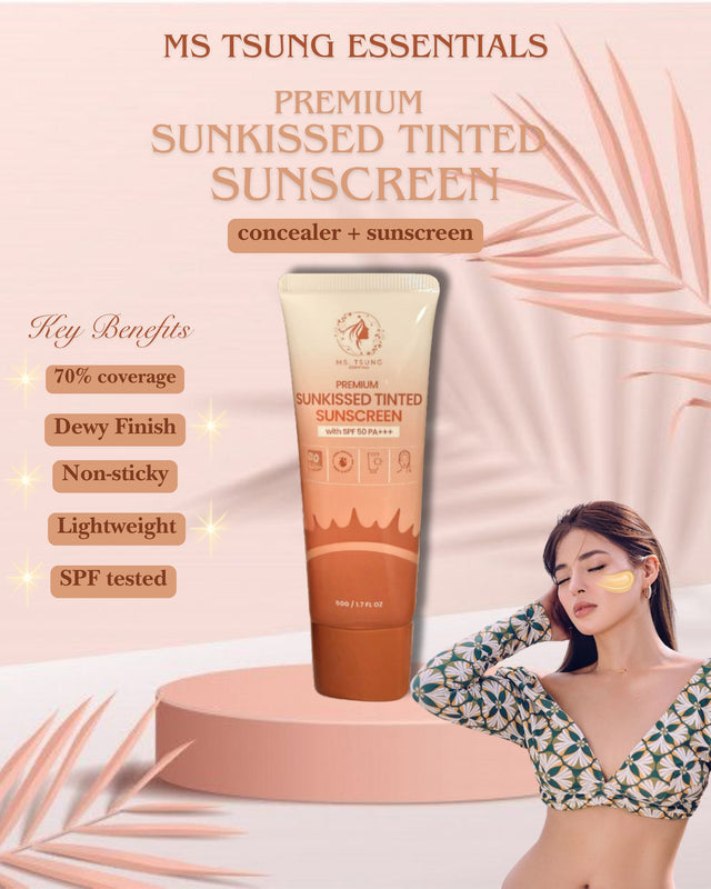 Ms Tsung Sunkissed Tinted Sunscreen SPF 50 PA ++++ | Sun Protection | Sunblock | Trending | 2026