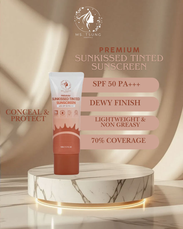 Ms Tsung Sunkissed Tinted Sunscreen SPF 50 PA ++++ | Sun Protection | Sunblock | Trending | 2026