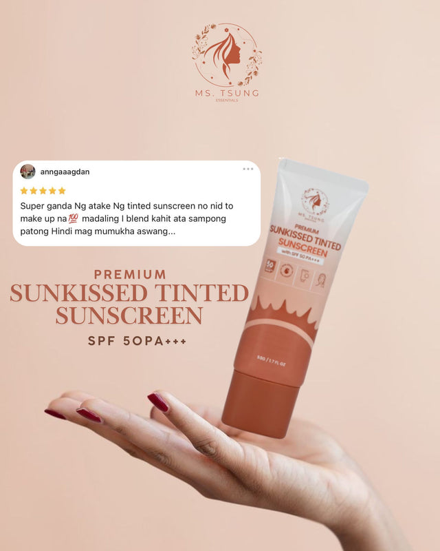 Ms Tsung Sunkissed Tinted Sunscreen SPF 50 PA ++++ | Sun Protection | Sunblock | Trending | 2026