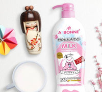 A Bonné Hokkaido Milk Whitening Lotion | 3x Whitening with UV protection and Nano Gluta | 500ml