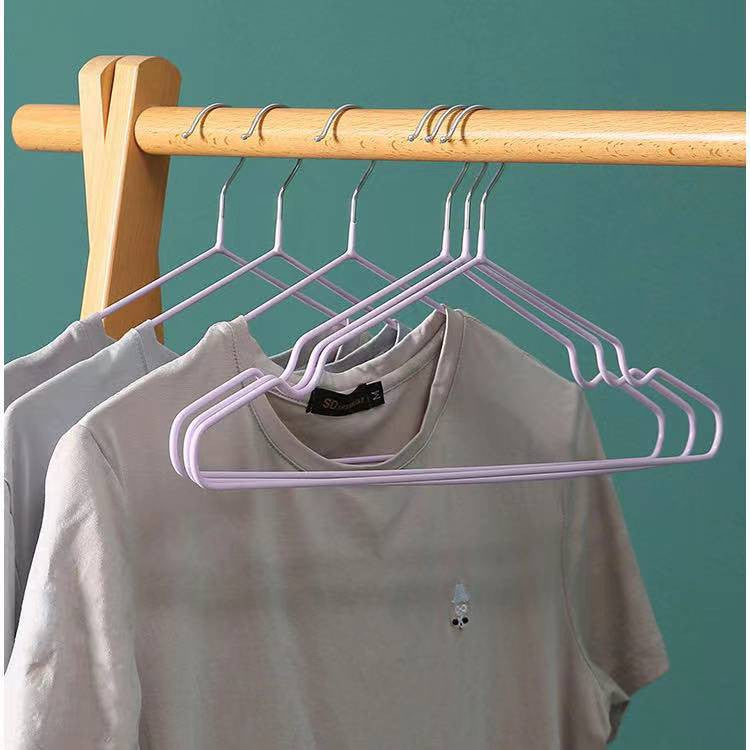 Trending Item! Premium Colorful Stainless Steel Korean Style Non Slip Wire Hangers