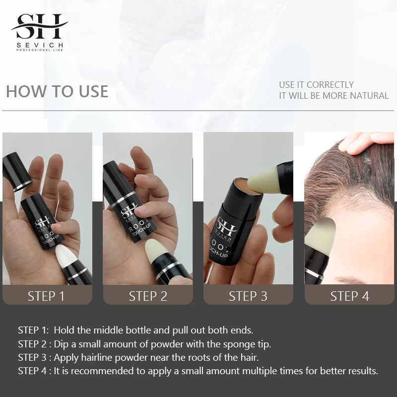 SEVICH Hair Loss Concealer Anti-Sweat Hairline Concealer Stick 3g