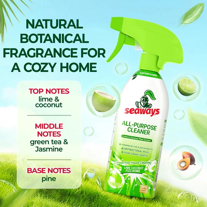 Seaways Multi-purpose Cleaner Strong Decontamination Descaling Refrigerator Cleaning Spray