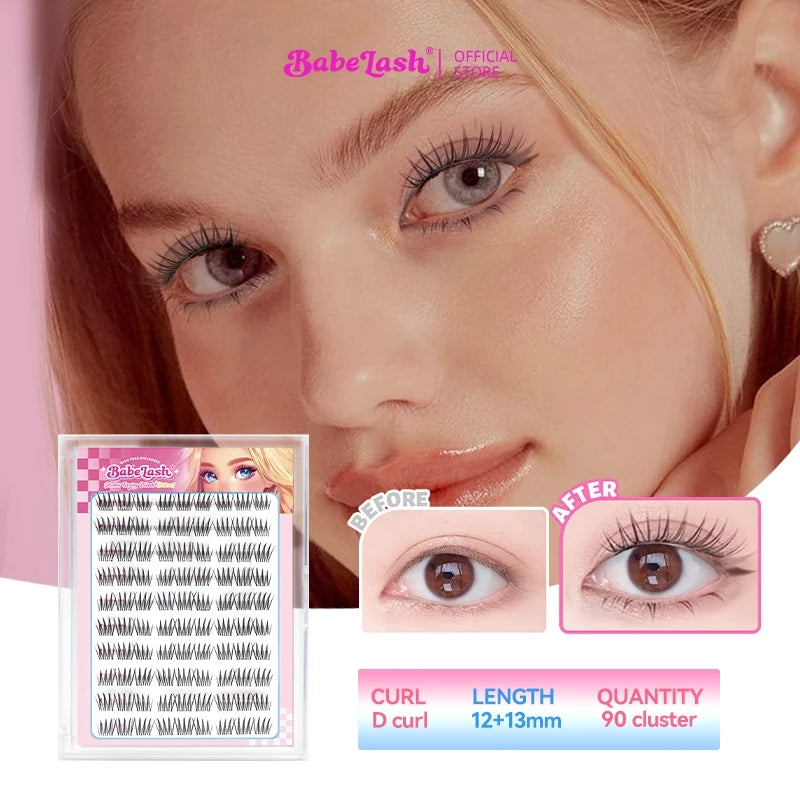 BABELASH NEW 15 Style D Curl Glue Free Eyelashes Eyelash Extension No Need Glue False Eyelashes Self Adhesive Suitable For Beginners