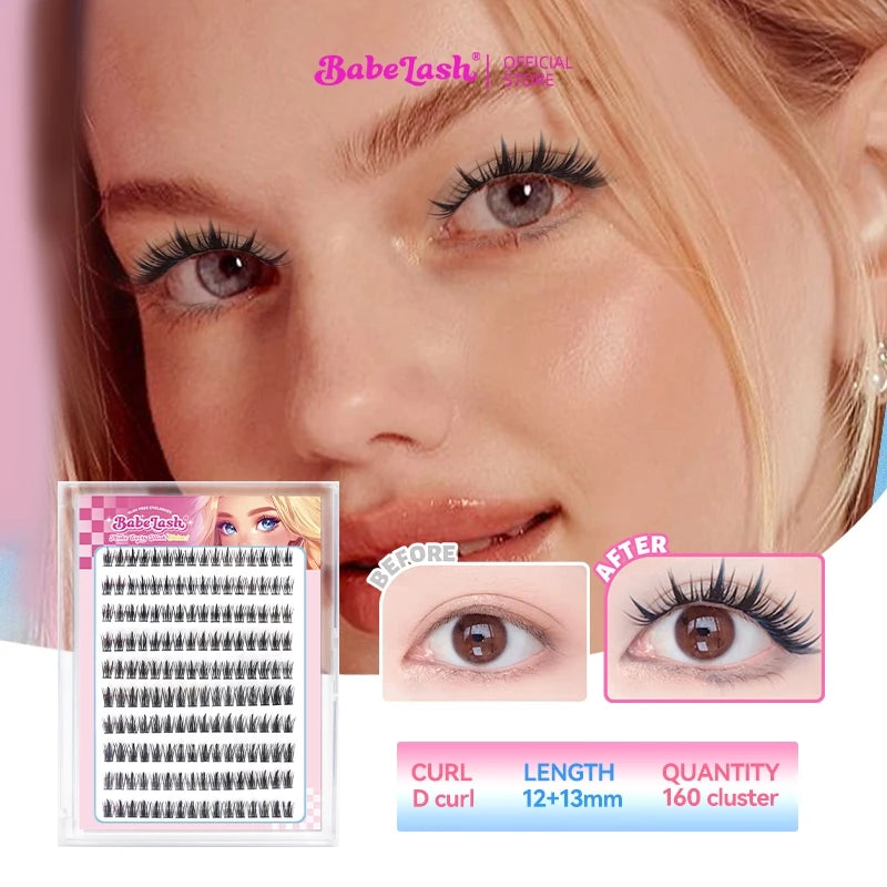 BABELASH NEW 15 Style D Curl Glue Free Eyelashes Eyelash Extension No Need Glue False Eyelashes Self Adhesive Suitable For Beginners