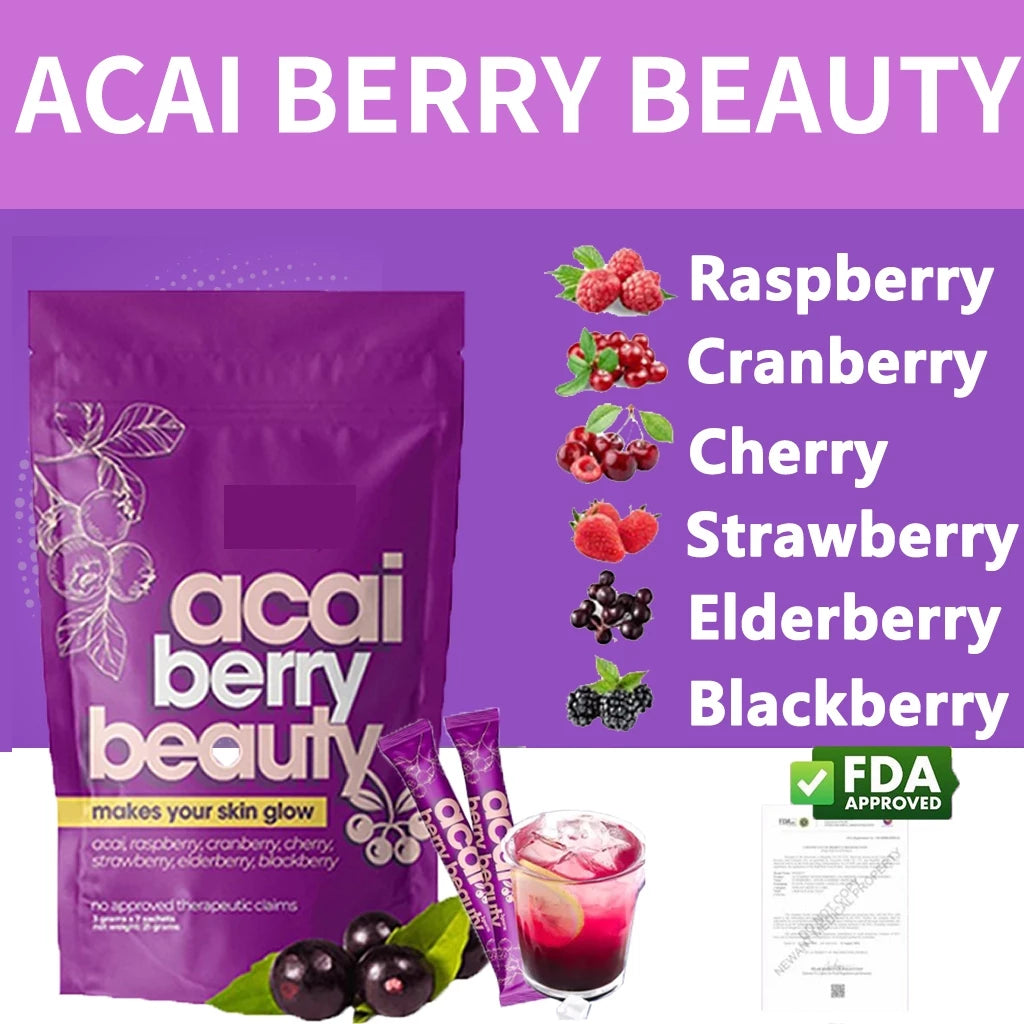 Legit Organic Acai Berry Powder,Beauty Drink,Superfood,Smoothie,Juice,FDA