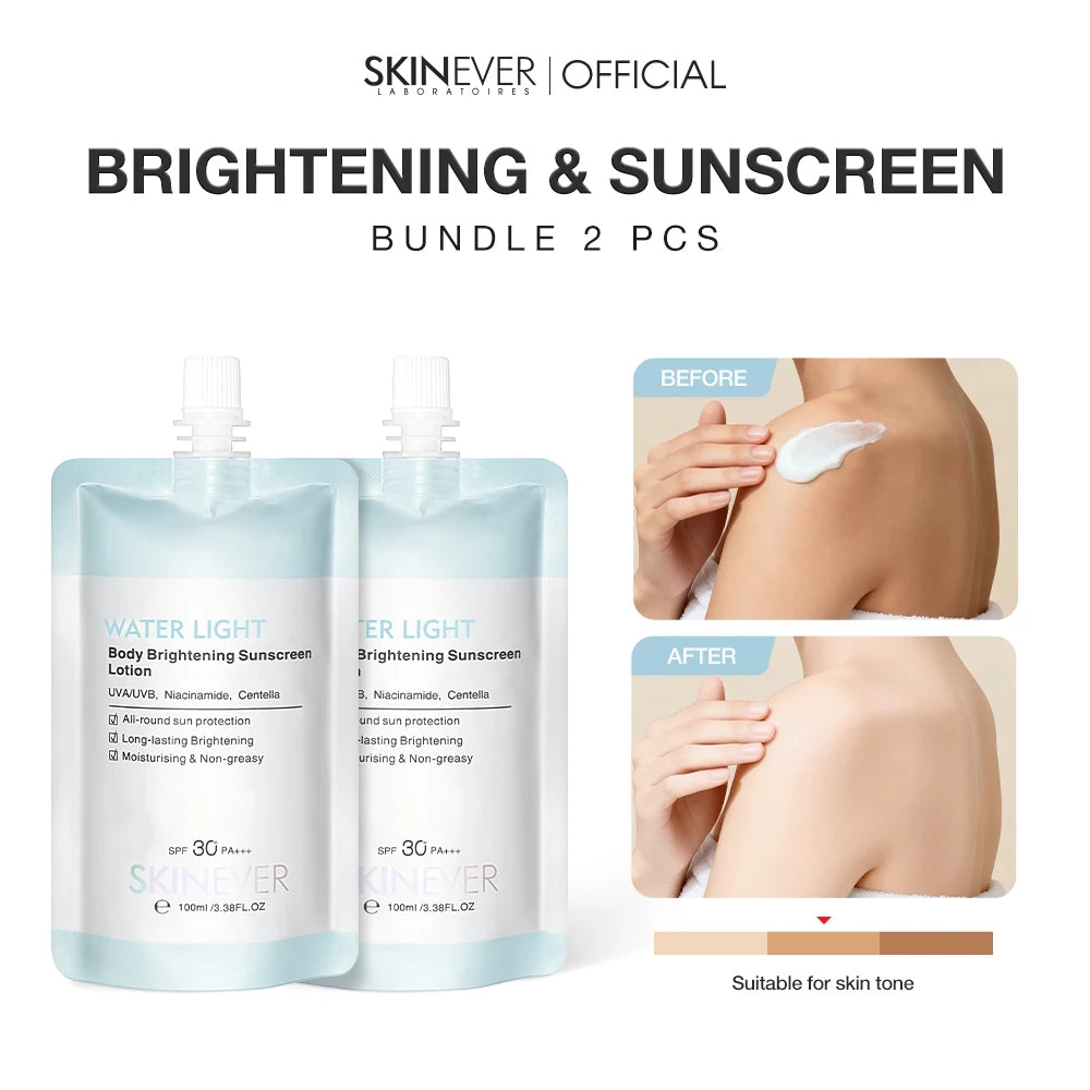 【Buy 1 Take 1】SKINEVER Body Sunscreen Lotion Centella & Niacinamide Brightening Moisturizing