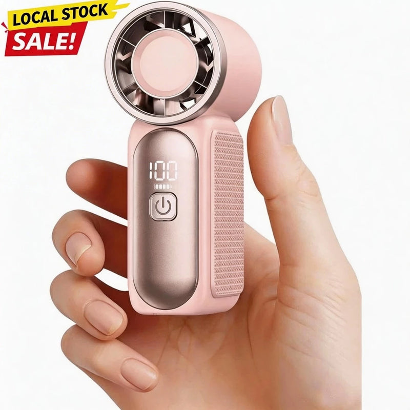 X688 NEW mini fan Portable Mini Handheld Fan 3.5 Inch High 1-100 Speed Personal Turbo Strong Wind Outdoor Travel Fan