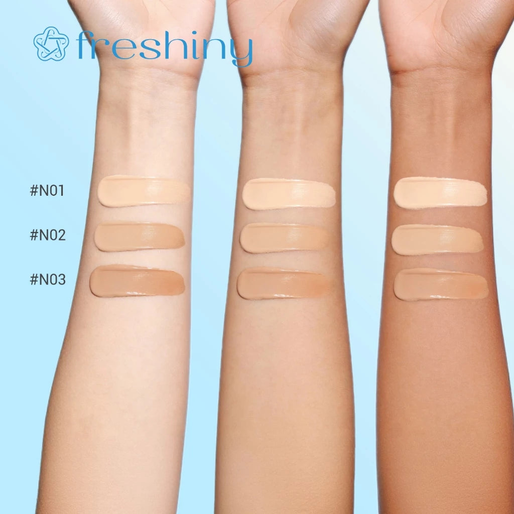 Freshiny Hyaluronic Acid & Vitamin E Concealer 10g - Lightweight and Spreadable Concealer