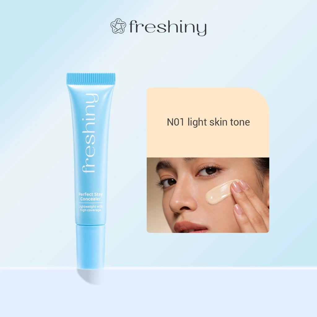 Freshiny Hyaluronic Acid & Vitamin E Concealer 10g - Lightweight and Spreadable Concealer