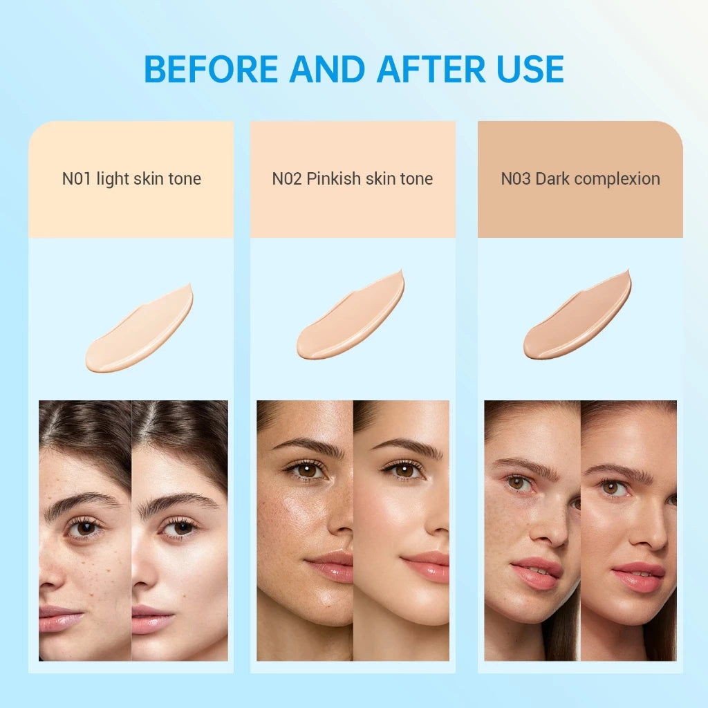 Freshiny Hyaluronic Acid & Vitamin E Concealer 10g - Lightweight and Spreadable Concealer
