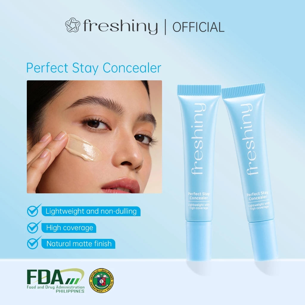 Freshiny Hyaluronic Acid & Vitamin E Concealer 10g - Lightweight and Spreadable Concealer