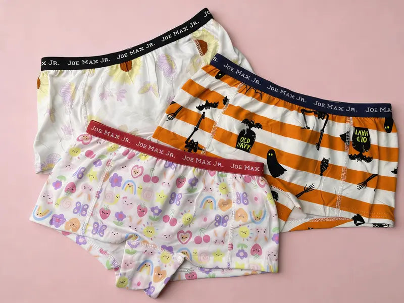 3PCS Cute Cartoon Women's Boxer Brief