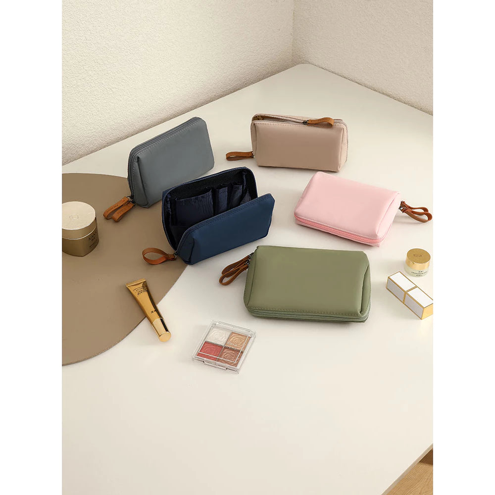 Toras Cosmetic Bag Makeup Pouch Organizer Travel Make Up Pouch Bag Casual Wash Pouch Makeup Bag