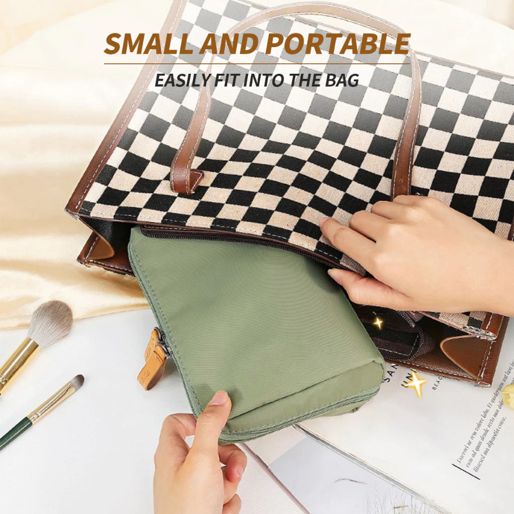 Toras Cosmetic Bag Makeup Pouch Organizer Travel Make Up Pouch Bag Casual Wash Pouch Makeup Bag