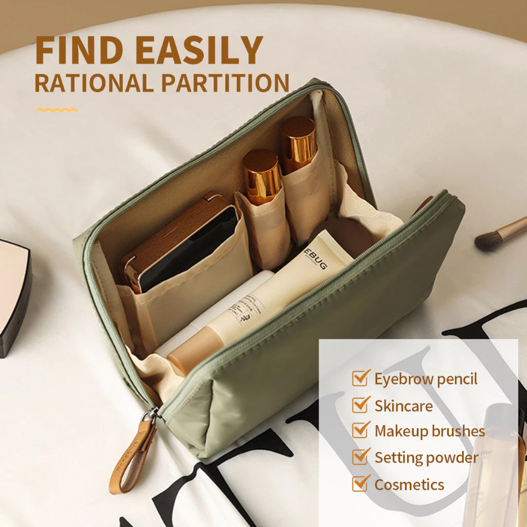 Toras Cosmetic Bag Makeup Pouch Organizer Travel Make Up Pouch Bag Casual Wash Pouch Makeup Bag