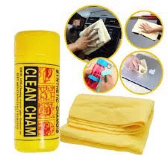 Clean Cham Car Motor Cleaner Towel Absorber Microfiber Synthetic Chamois