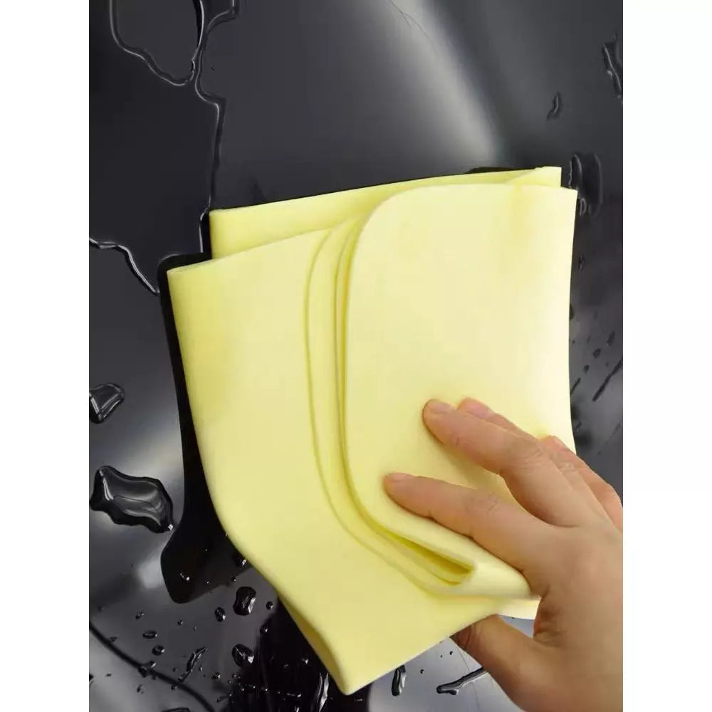 Clean Cham Car Motor Cleaner Towel Absorber Microfiber Synthetic Chamois