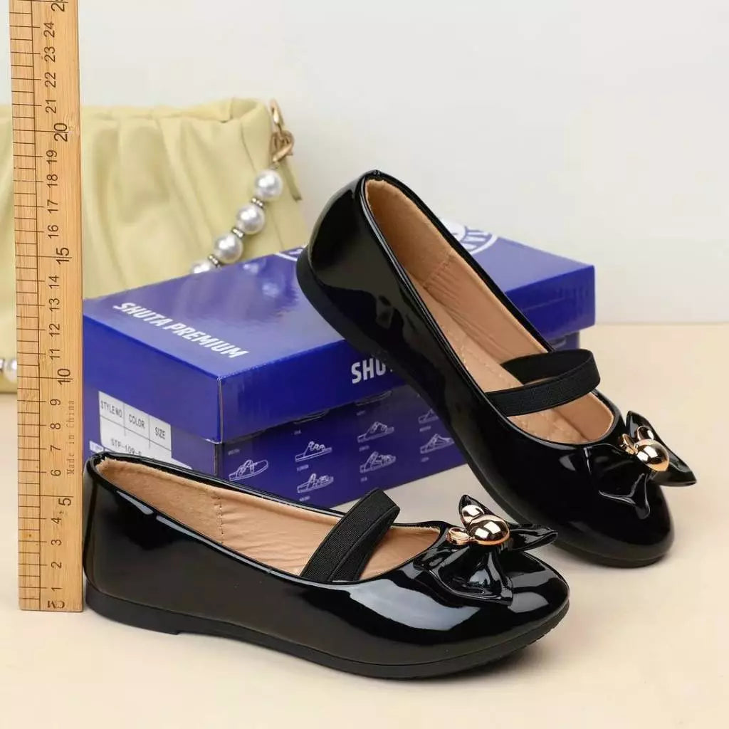 Black Shoes for Kids Girl Fashion Princess Shoes School Formal Shoes for Students