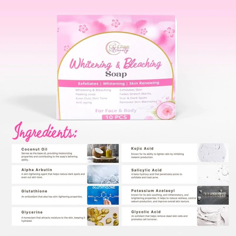 Whitening and Bleaching soap by Cc glam and beauty