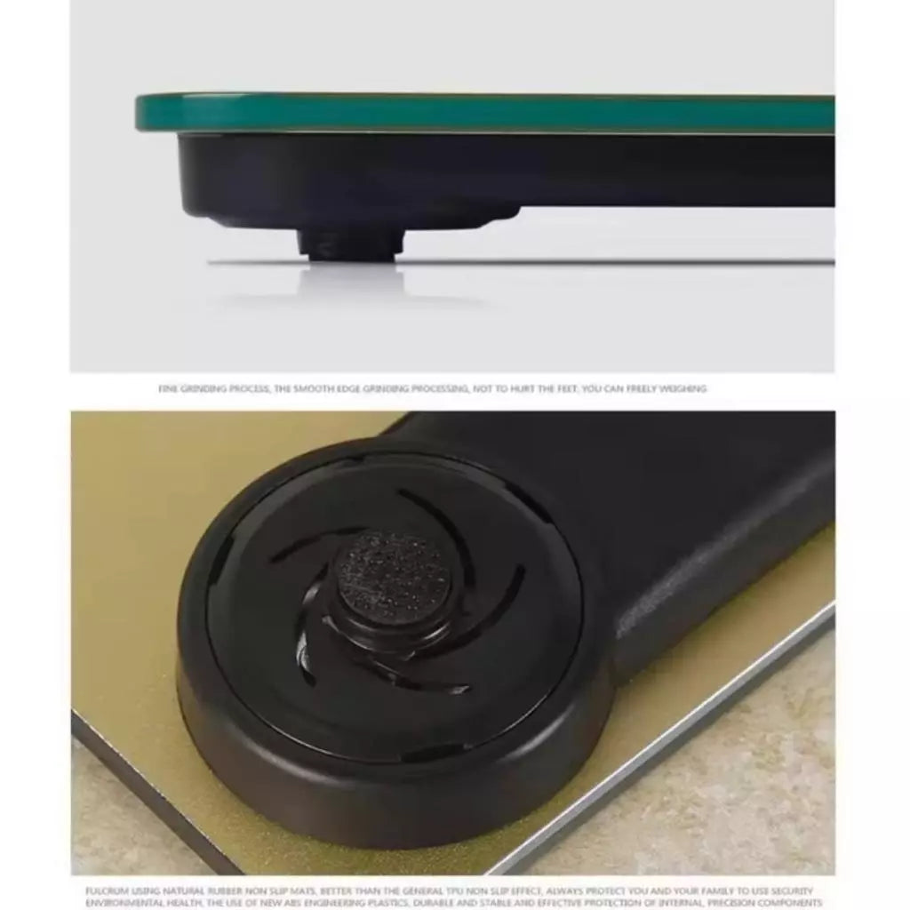 Iscale Digital LCD Electronic Tempered Glass bathroom weighing Scale