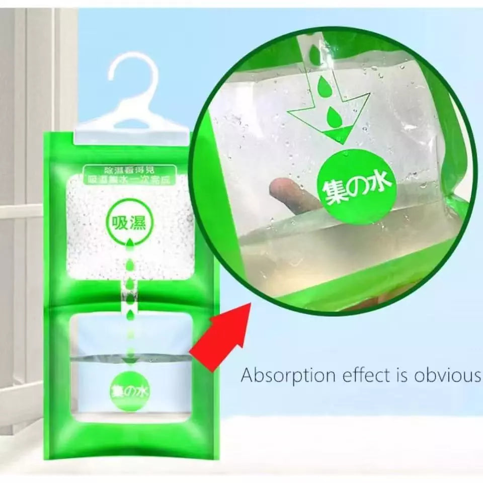 Dehumidifier Bag Air Moisture Mildew Proof Desiccant Dehumidification for Closet Cabinets Wardrobe
