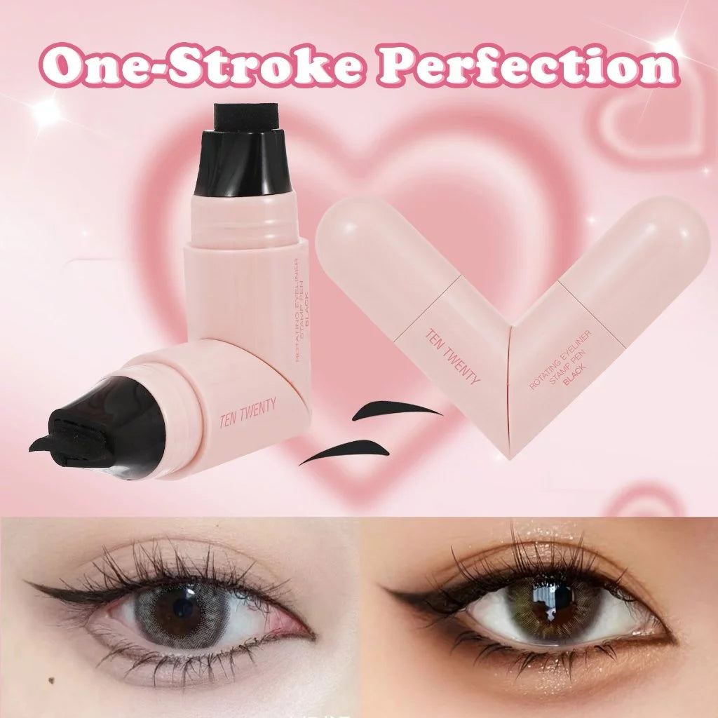Ten Twenty Rotating Eyeliner Heart Stamp Pen Dual Eyeliner for Left and Right