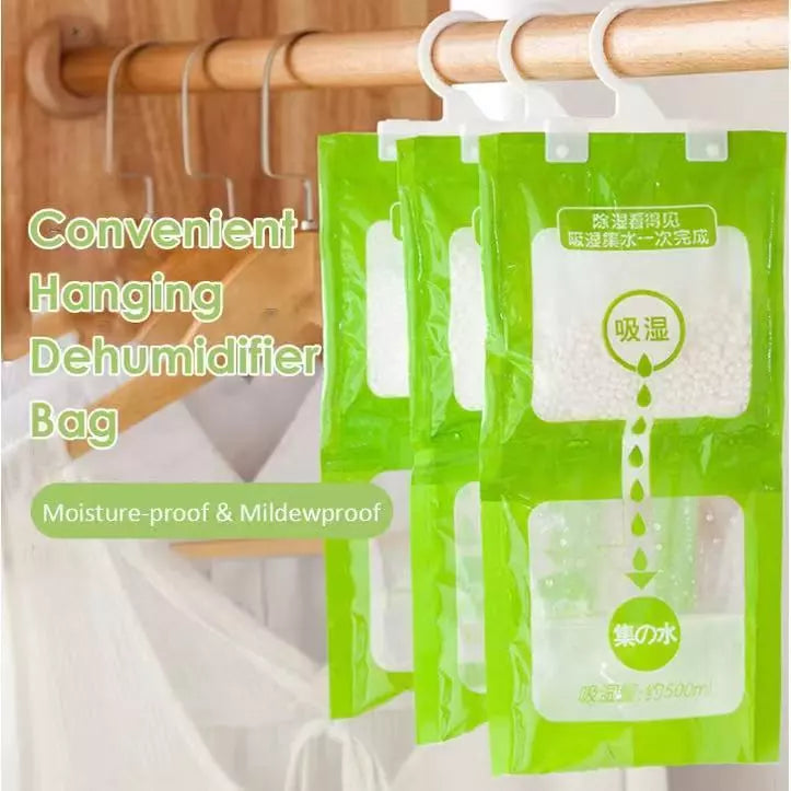 Dehumidifier Bag Air Moisture Mildew Proof Desiccant Dehumidification for Closet Cabinets Wardrobe