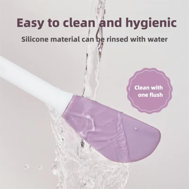 Dual Head Silicone Face BrushSilicone Head Facial Mask Brush for Mud Mask Application and massage Buy 1 Take 1