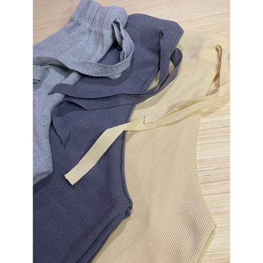 Harper Pants Thick Long pants with side Pockets Minimalist for Women - Comfortable and Basic