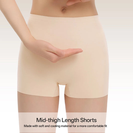 BUY 1 TAKE 1 [New release] ecora Super Comfort Seamless Safety Short, Anti-roll Edge Seamless High-waist