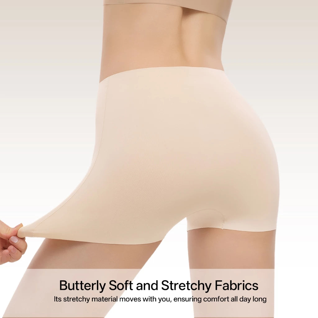 BUY 1 TAKE 1 [New release] ecora Super Comfort Seamless Safety Short, Anti-roll Edge Seamless High-waist
